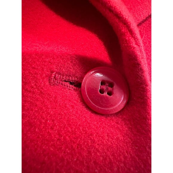 Vintage Charter Club Red Wool Cashmere Angora Blazer Women’s 12 – Lined - Picture 10 of 11
